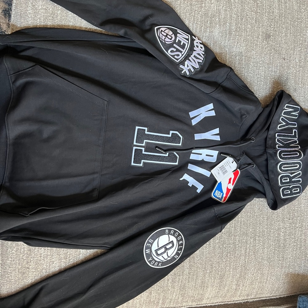 Brooklyn nets hoodie mens